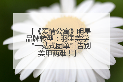 《爱情公寓》明星品牌转型：羽墨美学“一站式团单”告别美甲两难！