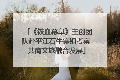 《铁血幕阜》主创团队赴平江石牛寨镇考察 共商文旅融合发展