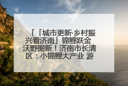 「城市更新·乡村振兴看济南」锦鲤跃金 沃野图新！济南市长清区：小锦鲤大产业 游出农旅新风景