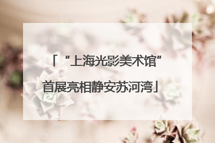 “上海光影美术馆”首展亮相静安苏河湾