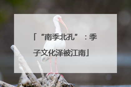 “南季北孔”：季子文化泽被江南