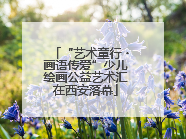 “艺术童行・画语传爱”少儿绘画公益艺术汇在西安落幕