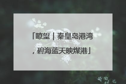 瞭望｜秦皇岛港湾，碧海蓝天映煤港
