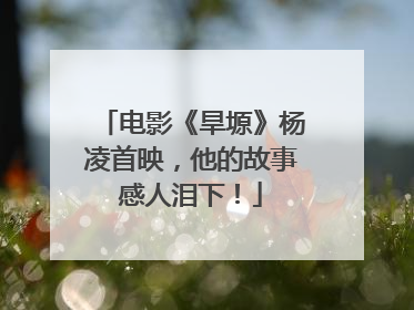 电影《旱塬》杨凌首映，他的故事感人泪下！