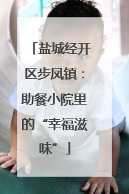 盐城经开区步凤镇：助餐小院里的“幸福滋味”