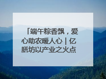 端午粽香飘，爱心助农暖人心｜亿膳坊以产业之火点亮乡村振兴路