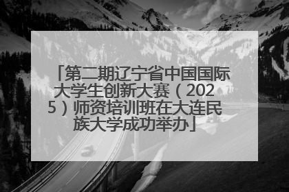 第二期辽宁省中国国际大学生创新大赛（2025）师资培训班在大连民族大学成功举办