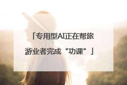专用型AI正在帮旅游业者完成“功课”