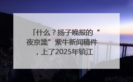 什么？扬子晚报的“夜京畿”紫牛新闻稿件，上了2025年镇江中考模拟卷！