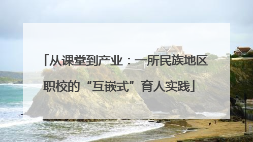 从课堂到产业：一所民族地区职校的“互嵌式”育人实践