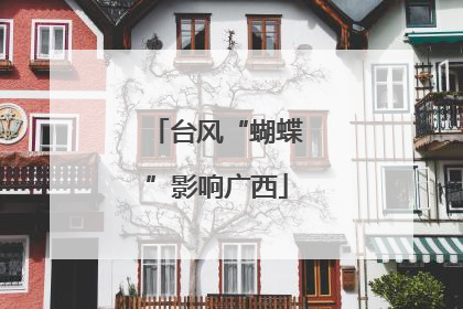 台风“蝴蝶”影响广西