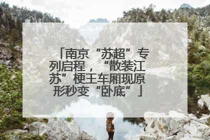 南京“苏超”专列启程，“散装江苏”梗王车厢现原形秒变“卧底”