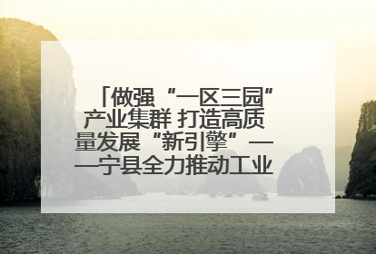 做强“一区三园”产业集群 打造高质量发展“新引擎”——宁县全力推动工业经济提质增效