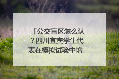 公交盲区怎么认？四川宜宾学生代表在模拟试验中增强乘车安全意识