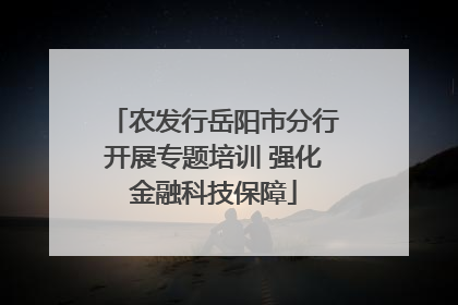 农发行岳阳市分行开展专题培训 强化金融科技保障