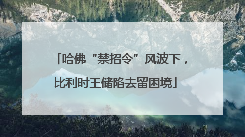 哈佛“禁招令”风波下，比利时王储陷去留困境