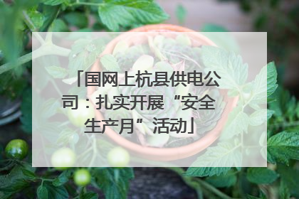 国网上杭县供电公司：扎实开展“安全生产月”活动