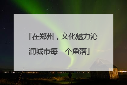 在郑州，文化魅力沁润城市每一个角落