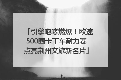 引擎咆哮燃爆！欧速500圈卡丁车耐力赛点亮荆州文旅新名片