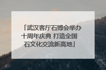 武汉客厅石博会举办十周年庆典 打造全国石文化交流新高地