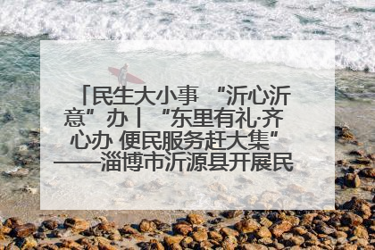 民生大小事 “沂心沂意”办丨“东里有礼·齐心办 便民服务赶大集”——淄博市沂源县开展民生政策宣传活动