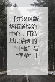江汉区新华街道综治中心：打造基层治理的“中枢”与“堡垒”