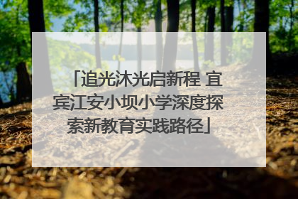 追光沐光启新程 宜宾江安小坝小学深度探索新教育实践路径