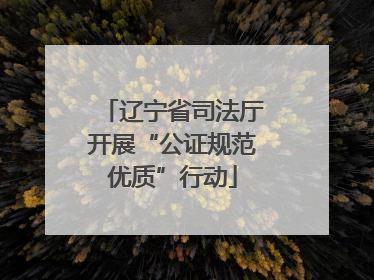 辽宁省司法厅开展“公证规范优质”行动