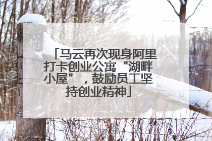 马云再次现身阿里打卡创业公寓“湖畔小屋”，鼓励员工坚持创业精神