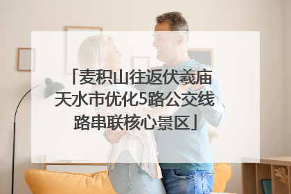 麦积山往返伏羲庙 天水市优化5路公交线路串联核心景区