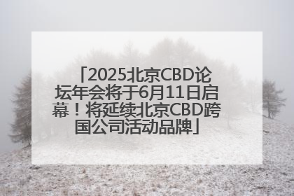 2025北京CBD论坛年会将于6月11日启幕！将延续北京CBD跨国公司活动品牌