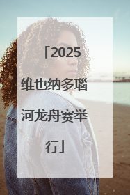 2025维也纳多瑙河龙舟赛举行